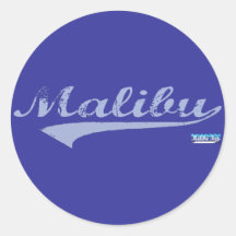MalibuSwash Runde Sticker