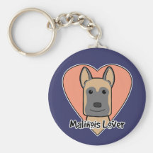 Malinois Liebhaber Schlüsselanhänger