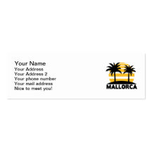 Mallorca Visitenkartenvorlage