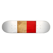 Malta-Flagge Skateboarddecks
