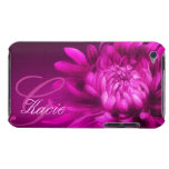 Malvenfarbener iPod-Kasten der Namens- u. intial C iPod Touch Case