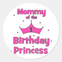 Mama der 1. Geburtstags-Prinzessin! Sticker