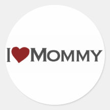 Mama der Liebe I Runder Aufkleber