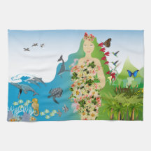 Mama Gaia kitchen towel