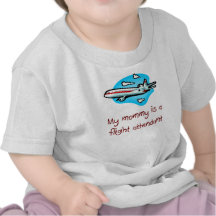 Mama ist ein Flugbegleiter-Babyt-shirt