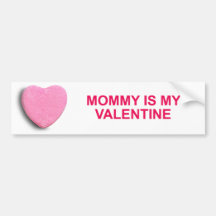 MAMA IST MEIN VALENTINSGRUSS-SÜSSIGKEITS-HERZ AUTO STICKER