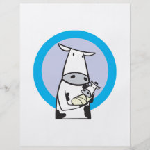 Mama- und Babykuh Flyer