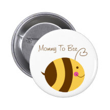 Mama zum Bienen-Babyparty-Knopf Buttons