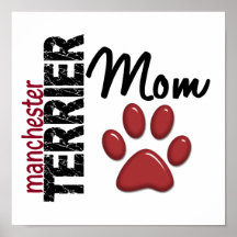 Mamma 2 Manchesters Terrier Plakate