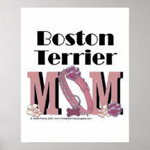 MAMMA Bostons Terrier Posterdrucke