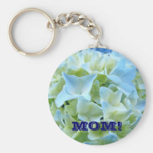 MAMMA! keychain Geschenke blaue Hydrangea-Blumen m Schlüsselbänder