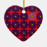 MAMMA Mosaik-Rot 1 Weihnachtsornament