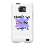 Mamma sagt, dass ich das Lieblings bin (blau) Galaxy S2 Cover