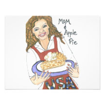 Mamma und Apfelkuchen Einladungen