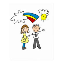 Mamma und Vati, zum T-Shirts und Geschenke zu sein Postkarte