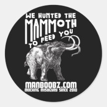 Mammutaufkleber