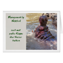 Management by Nilpferd Karte