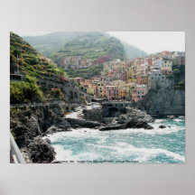 Manarola, Italien Posterdrucke