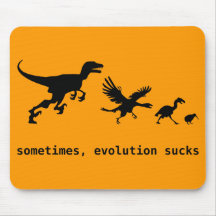 Manchmal Evolution ist zum Kotzen Mousepad