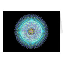 Mandala-Gruß-Karte