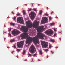 Mandala-heilige Kreise #002 Runder Sticker