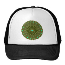 Mandala-inspirierte Blume Kult Cap