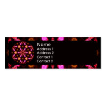 Mandala-/Kaleidoskop-Visitenkarte