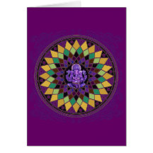 Mandala OM Ganesh Karte