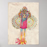 Mandala-Pilz-Plakat