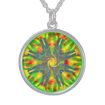 Mandala Whispering Wind Selbst Gestaltete Halskette