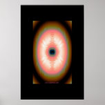 Mandala zum unbegrenzten Schwarzen Posterdrucke