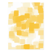 "Mandarine-" geometrische Kunst Postkarte