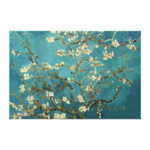 Mandel-Blüten-Leinwand Galerie Faltleinwand