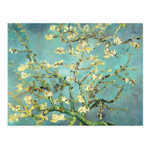 Mandel-Niederlassungen in der Blüte, Vincent van G Postkarten