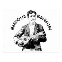 Mandolinen-Orchester Postkarte