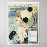 Mandy Vintage Songbook-Abdeckung Posterdrucke