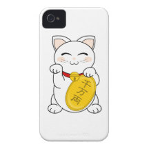 Maneki Neko - Glück-Katze iPhone 4 Case-Mate Hüllen