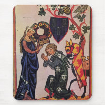 Manesse Kodex-religiöse Kunst Mousepad