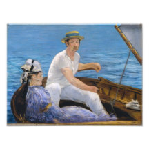Manet Bootfahrt-Druck Kunst Photo