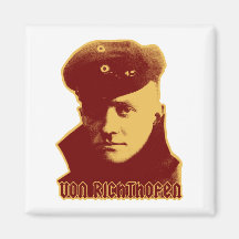 Manfred Von Richthofen - Farbe Kühlschrankmagnet