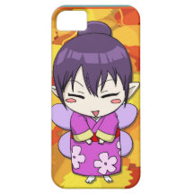 Manga Fee, Kokeshi Geishamädchen iPhone 5 Schutzhüllen