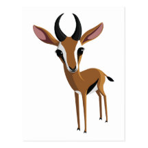Mango die Gazelle Postkarte