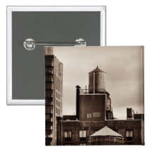 Manhattan-Dachspitze-Magnet Anstecknadelbuttons