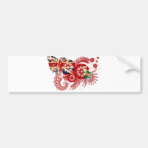 Manitoba-Flagge Auto Sticker