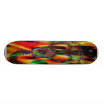 Mann gegen Flammen-Skateboard der Technologie-#3 Bedruckte Skateboarddecks