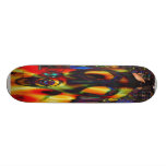 Mann gegen Flammen-Skateboard der Technologie-#5 Skateboarddeck