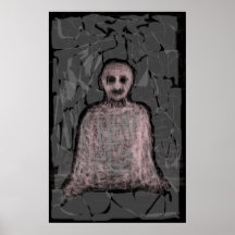 Mann in der Gaze Plakate