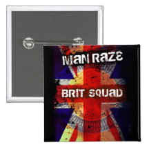 Mann raze Brite-Gruppen-Quadratknopf Anstecknadelbuttons