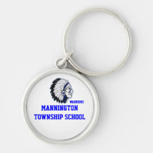 MANNINGTON GEMEINDE-SCHULschlüsselketten-HALTER Schlüsselanhänger