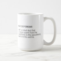 Männliche Anatomie - Vas Deferens Tee Haferl